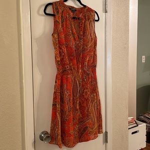 Lauren (Ralph Lauren) paisley dress size 8